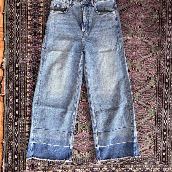 NWT Everlane Women's Way-High® Sailor Jean in Tint Blue, Size 27 - Picture 3 of 5